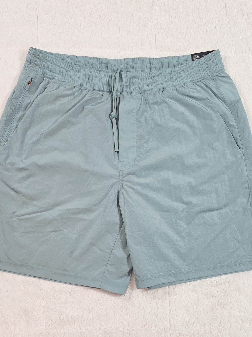 Men's Hybrid Swim Shorts in Seafoam (Drawstring Waist)